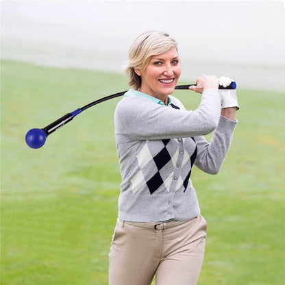 Golf Training Aid Stick,Golf Swing Tempo Trainer,Golf Trainer Accessories,Golf Warm up Stick for Strength & Balance,Tempo & Flexibility Training,Golf Gifts(48 Inch)