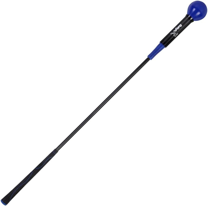 Golf Training Aid Stick,Golf Swing Tempo Trainer,Golf Trainer Accessories,Golf Warm up Stick for Strength & Balance,Tempo & Flexibility Training,Golf Gifts(48 Inch)